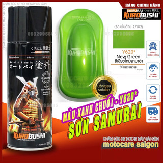 Chai Sơn xit Samurai Y620 màu xanh lá