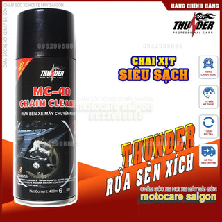 Rửa sên vệ sinh sên thunder MC40 400ml