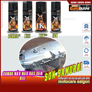 Sơn samurai màu bạc sáng sơn mâm lốc máy dàn chân xe máy uch210 - 124 - h111 - k1k