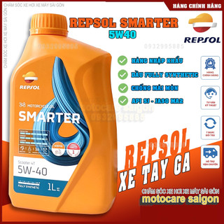 Nhớt repsol smarter scooter 4t 5w-40 1l