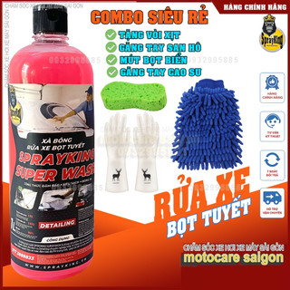 Nước rửa xe xà bông bọt tuyết Sprayking Super wash 1L