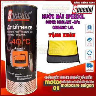 Nước mát speedol super coolant -40c organic 1.5l , dành cho oto xe hơi xe máy