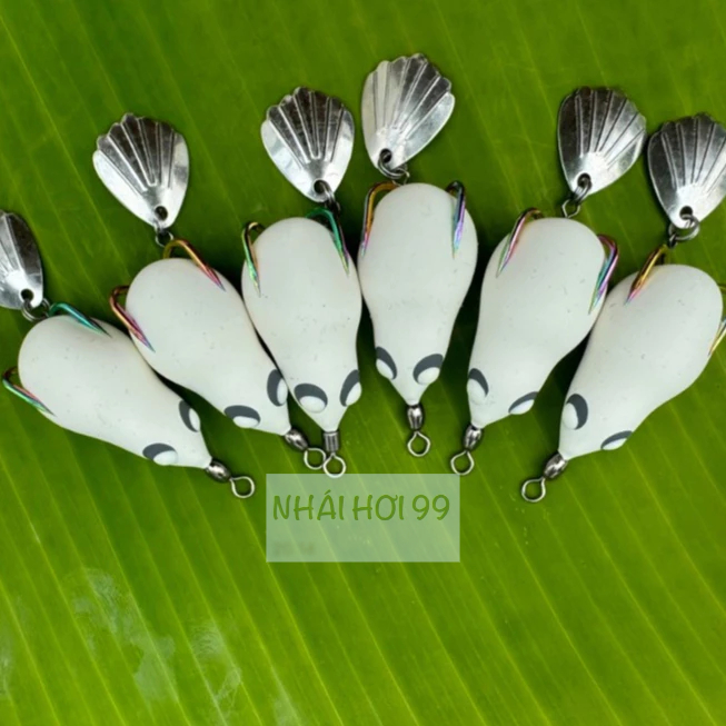 nhái hơi f1 f2 trắng như ngọc trinh mồi siêu bắt cá bền giá rẻ