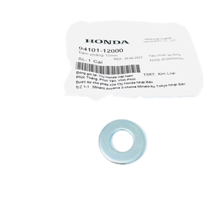 Đệm phẳng , long đen 12mm dùng nhiều xe zin honda - 9410112000