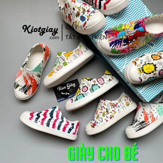 Giày nhựa wnc Native trẻ em siêu nhẹ - Giày lười đi mưa cho bé, chất liệu chống nước thoáng khí siêu bền