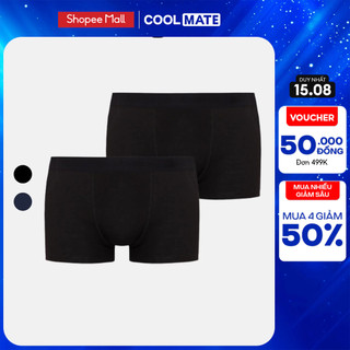 Set 2 quần lót nam Trunk Modal mềm mại thấm hút tốt Coolmate