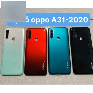 Bộ vỏ+ xương+khay sim+kính camera+phím bấm oppo A31 -2020 ráp máy chuẩn zin