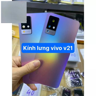 Kính lưng zin mới điện thoại vi vo v21 bản 4g có kèm kính camera lưng có keo dán sẵn