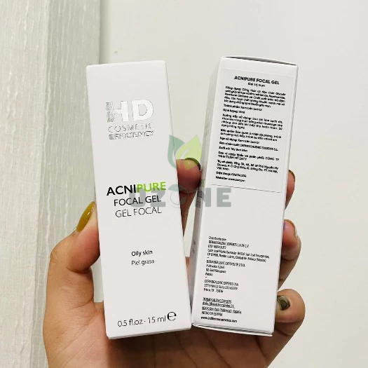 HD Cosmetic Acnipure Focal Gel 15ml - Chấm Mụn HD, Gom Còi Mụn, Kháng Khuẩn