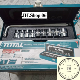 bộ tuýp 10 chi tiết total cần cong 1/2 THTL121101