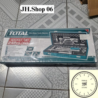 10-32mm Bộ tuýp 1/2" 24 chi tiết Total THT141253