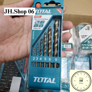Bộ mũi khoan kim loại HSS 6 chi tiết Total TACSD0065