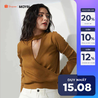 Áo thun Maybi đắp chéo form suông