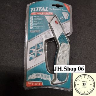 Total dao rọc giấy đa năng 61mm tht512614 kèm 5 lưỡi sk5