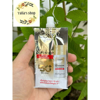 5.5ml - kem chống nắng loreal uv defender spf50+pa++++ - tuýp mini vạch đỏ