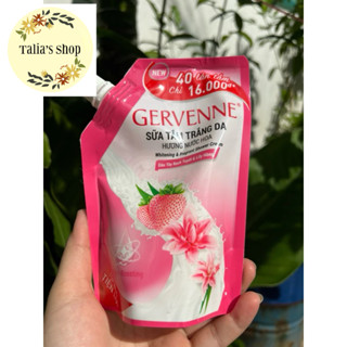 3 màu - Sữa tắm dê trắng da hương nước hoa Gervenne DẠNG TÚI