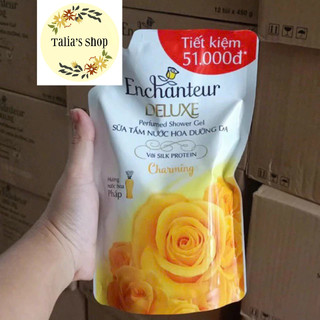 Sữa tắm túi Enchanteur được chọn hương