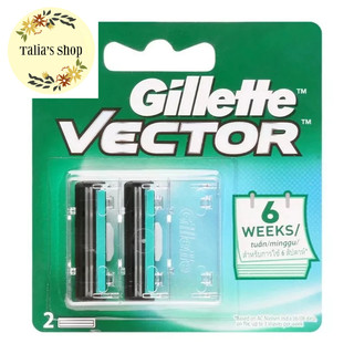Bộ 2 lưỡi dao cạo Gillette vector