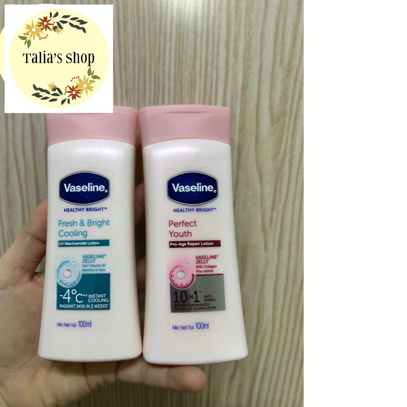 100ml - DƯỠNG THỂ Vaseline dưỡng sáng da