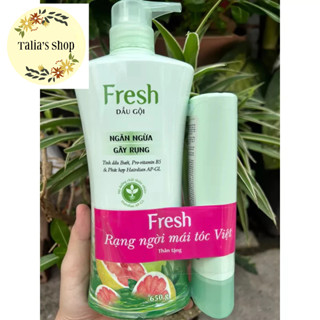   650g  - Dầu gội Fresh tinh dầu Bưởi và Provitamin B5 giảm gãy rụng tóc 