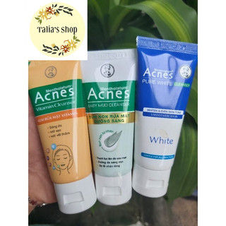 3 loại - Kem rửa mặt Acnes 25g