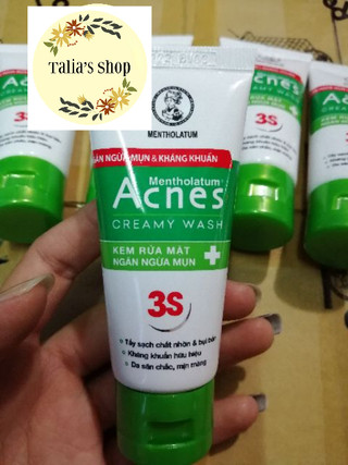 3 loại - Kem rửa mặt Acnes 25g