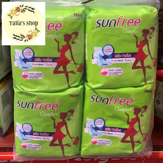 Lốc 8 gói băng vệ sinh Sunfree (1 bịch/8 miếng)
