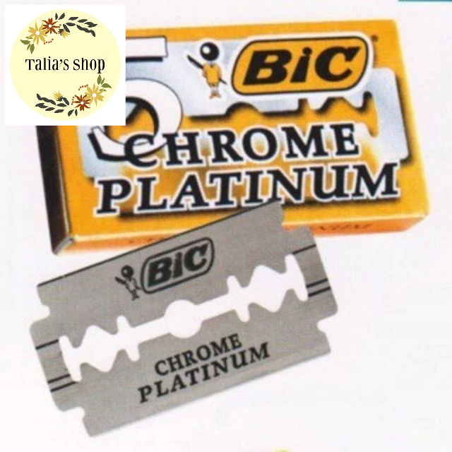 (Siêu rẻ) - 1 hộp 5 lưỡi dao lam BiC