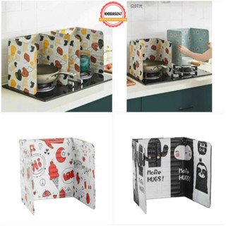 Tấm Chắn Dầu Mỡ Có Họa Tiết Thiết Kế Đơn Giản Tô Điểm Cho Gian Bếp Thêm Sinh Động (83 x 39), Tiết Kiệm Công Sức Dọn Dẹp