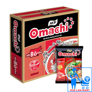 Mì Khoai Tây Omachi Xốt Bò Hầm Thùng 32 Gói x 81 g/gói