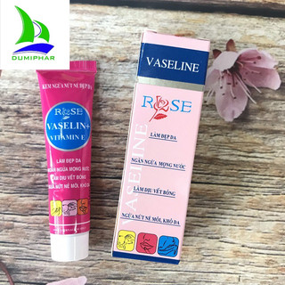 Kem bôi chống nẻ vaseline rose 10g