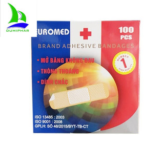 Băng cá nhân Euromed hộp 100 miếng