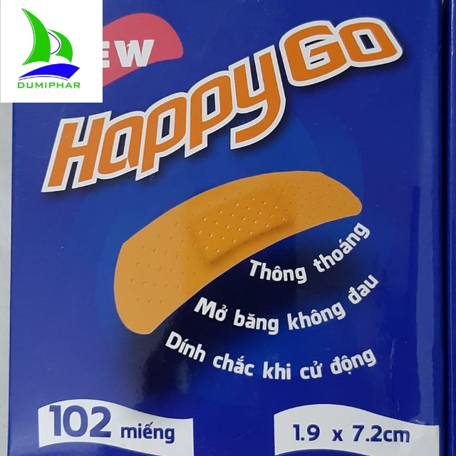 băng cá nhân Happygo combo 50 miêng