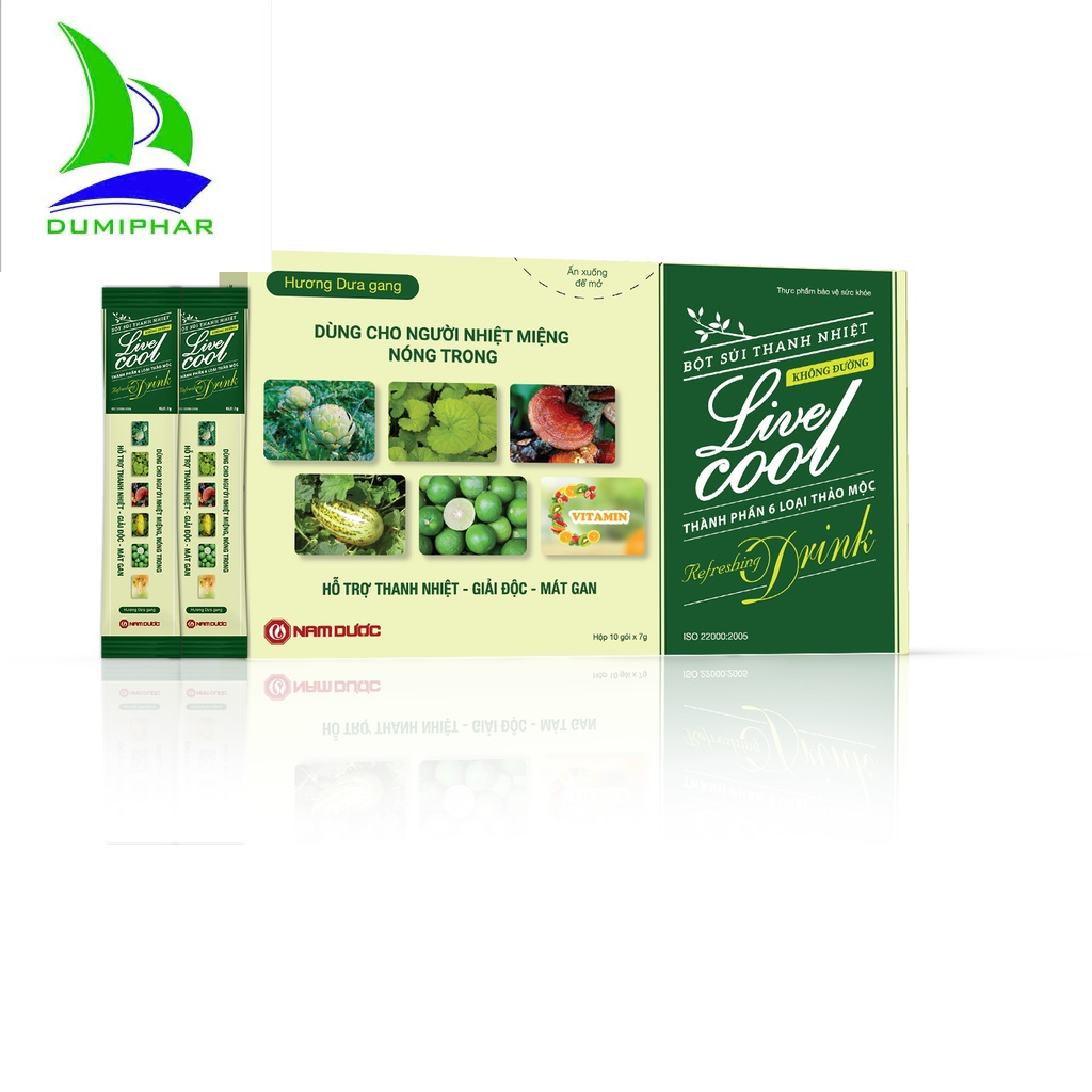 Bột Sủi Live COOL Thanh nhiệt