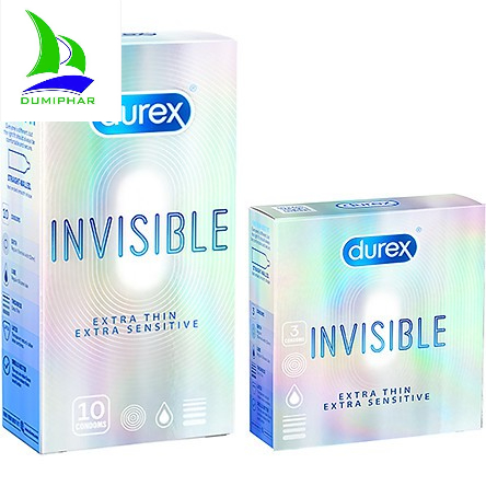 Bao cao su Durex Invisible Extra Thin siêu mỏng