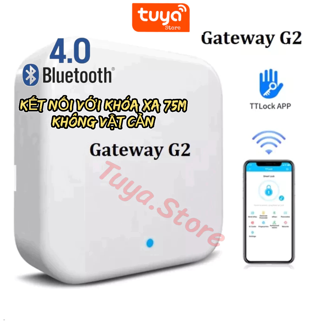 Gateway G2, G3 Kết Nối Wifi, RJ45 cho Khoá TTLOCK
