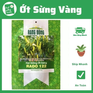 Hạt giống ớt sừng vàng F1 (1g) phù hợp khí hậu VN