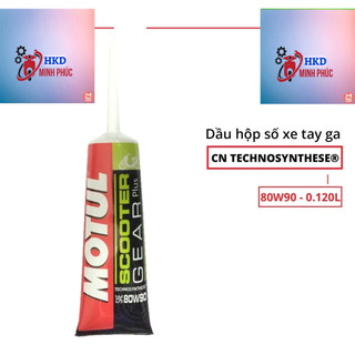 ( chính hãng) Dầu hộp số xe tay ga MOTUL SCOOTER GEAR PLUS 80W90 0.120L