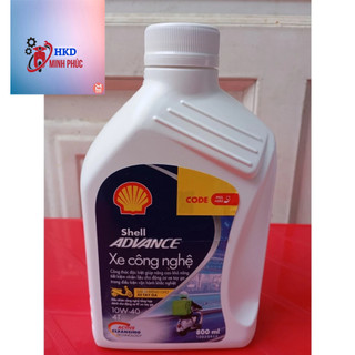   chính hãng Dầu Nhớt  Xe Công Nghệ  Xe Ga  Shell Advance 10w40 SL Tiết Kiệm Nhiên Liệu 800ml 