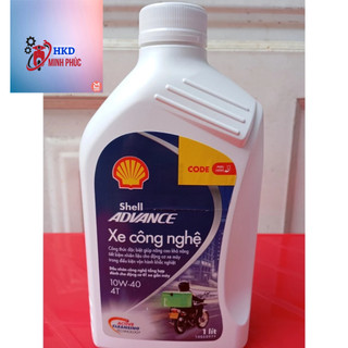   chính hãng  Dầu Nhớt Xe Công Nghệ  Xe Số  Shell Advance 10w40 SL  Tiết Kiệm Nhiên Liệu 800ml và 1L 