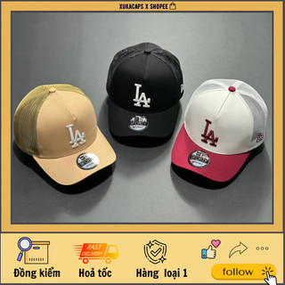 Mũ lưỡi trai lưới form đứng dáng logo thêu MLB xukacapbeauty