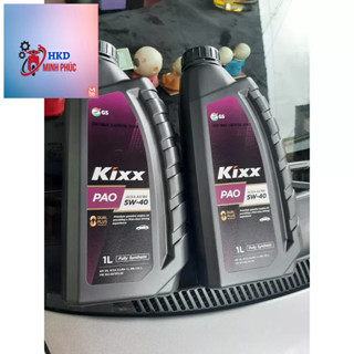 [Chính hãng] Nhớt cao cấp dành cho ôtô - tay ga KIXX PAO 5W40 A3/B4 dung tich 1L