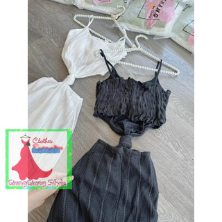 váy REN BODY 2 DÂY CUTOUT EO FORM DUOID CÁ 310724