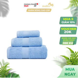 Khăn mặt/gội đầu, khăn tay mollis cotton hm50 fm61