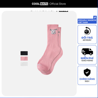 Tất cổ dài cotton unisex 84rising logo us