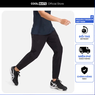 [ Outlet  Không đổi trả ] Quần THỂ THAO nam Jogger đai chun co giãn MÀU ĐEN Coolmate