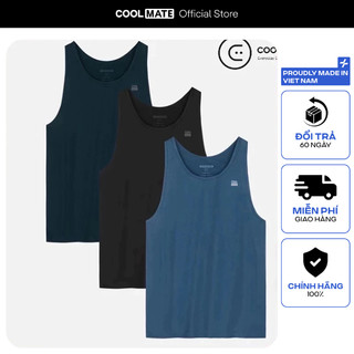 [ Outlet - không đổi trả } Combo 03 Áo Tank top T2 thể thao nam thoáng khí Coolmate