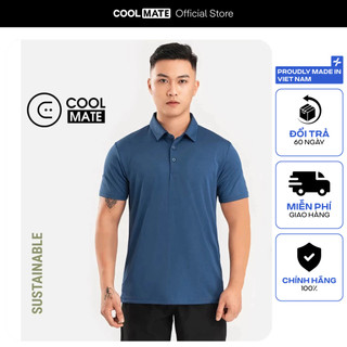  [ Outlet  Không đổi trả ] Áo polo nam thể thao thoáng khí nhuộm sạch Cleandye Coolmate