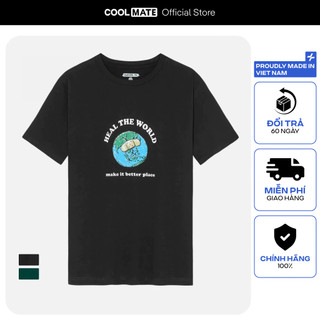 [Outlet - Không đổi trả] Áo Thun Nam Clean Vietnam in Heal The World Coolmate