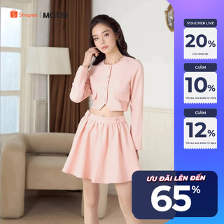 Áo suông pho xéo phối cổ bèo trắng Maybi